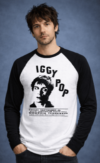 Image 1 of Camiseta Baseball M/L Iggy Pop 