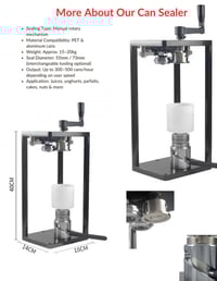 Image 2 of Rotary Easy Can Sealer Machine for Bubble Tea Coffee