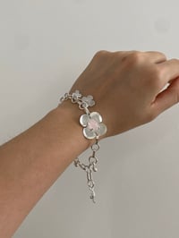 Image 4 of pink petals bracelet