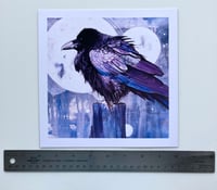 Image 4 of PRINT - Floofy Raven
