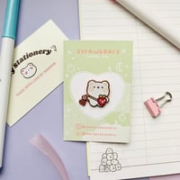 Image 2 of Strawbeary Enamel Pin