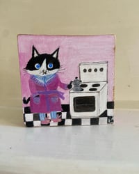 Image 3 of original painting -Good morning! coffee’s ready 