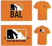Orioles Orange Major League Baseline Tee