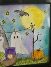 Image 5 of Laundry Day framed illustration 