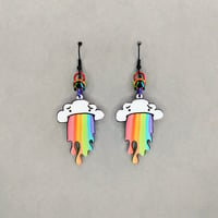 Puking Rainbows Earrings