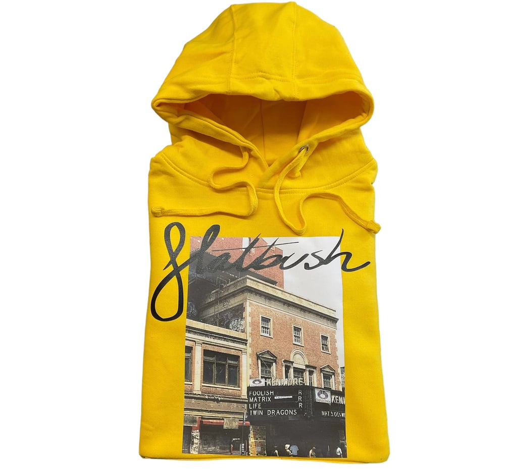 Image of Flatbush "KENMORE" Hoodie (Yellow/Black)