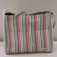 Image 5 of Green Striped Crossbody Bag