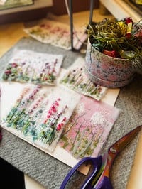 Image 4 of ONLINE 25th Sept 11.30pm Embroidered Flower Meadow Workshop