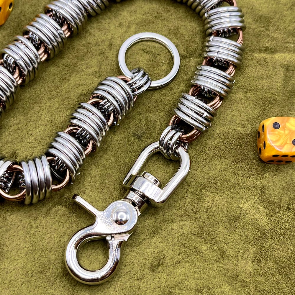 Apogee Wallet Chain "Bronze & Stainless"