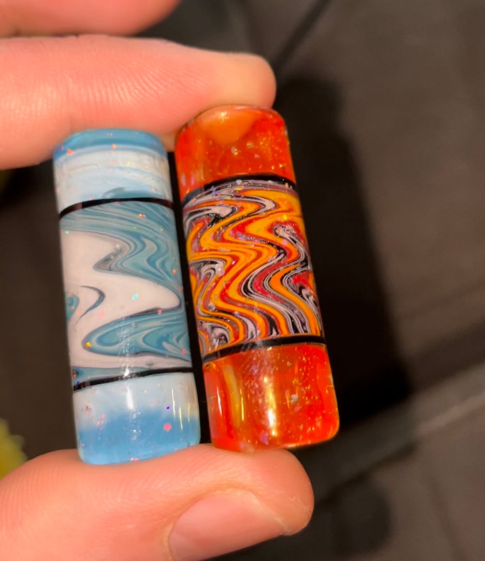 Image of Handblown Glass Beads for Hoodie Strings