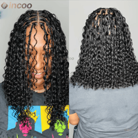 Image 9 of Boxed & Beautiful: 12” Knotless Braided Lace Wig for Black Royalty