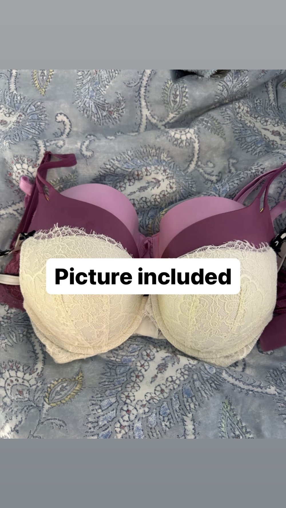 Image of Bra with PICTURE