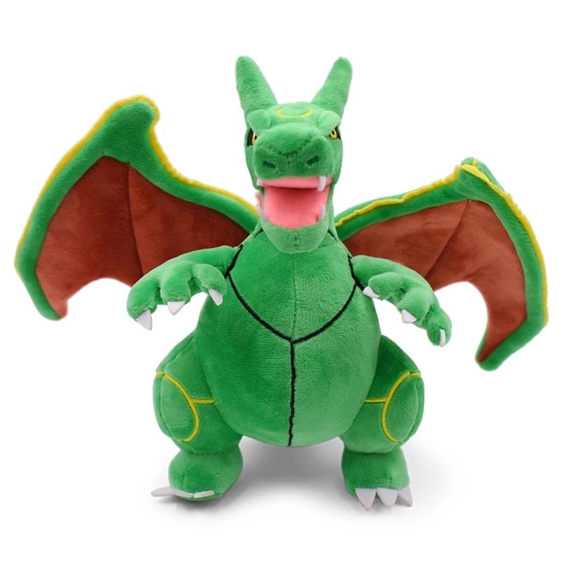 Rayquaza Charizard Flame Pokemon Lizardon Sky High Plush Toy Stuffed Animal 10" 