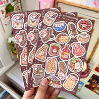 Image 2 of Latino Food Sticker Sheet