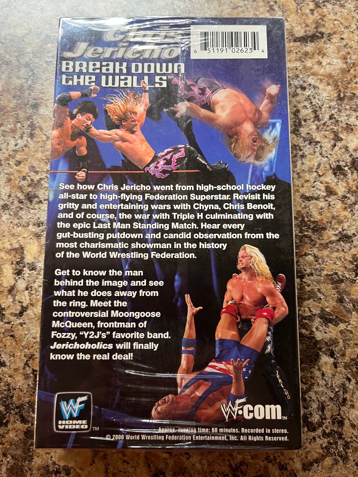 Sealed WWF Chris Jericho Break Down The Walls VHS