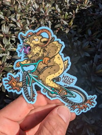 'Cranky goat' sticker