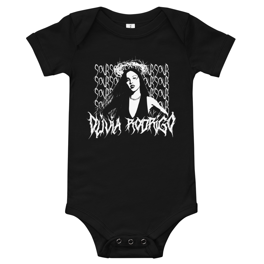SOUR baby onesie