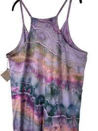 Image 2 of L/XL Cotton Blend Knit Pocket Jumpsuit in Muted Geode Ice Dye