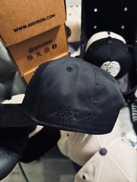 Image 3 of San Diego Soccer Hat Corduroy Visor (Full Black)