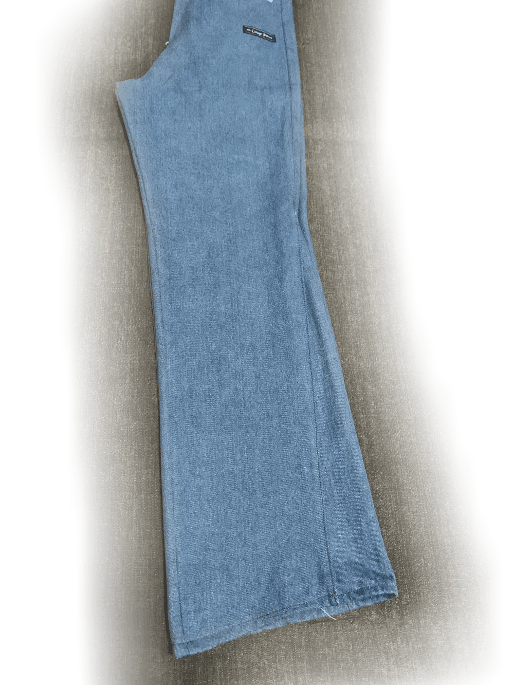 Image of Flared Leg Blue Denim Sample 