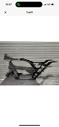 Image 2 of 2002-2007 Tinworksinc Harley Davidson Touring Bagger Stock Replacement Frame  USA Made