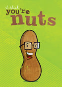 Image of 'Nuts' greetings card