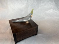Image 9 of Custom Engraved Cockatiel Bird Mini Keepsake Urn Handpainted To Your Photo Pet Portrait