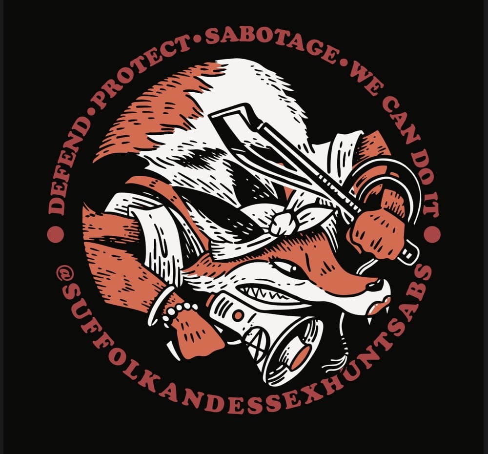 Defend Protect Sabotage Drawstring Bag 