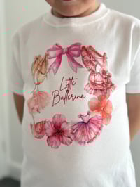Image 2 of Little Ballerina Wreath T-shirt