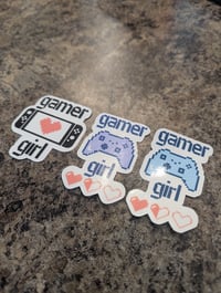 Image 5 of Gamer Girl Die Cut Stickers 