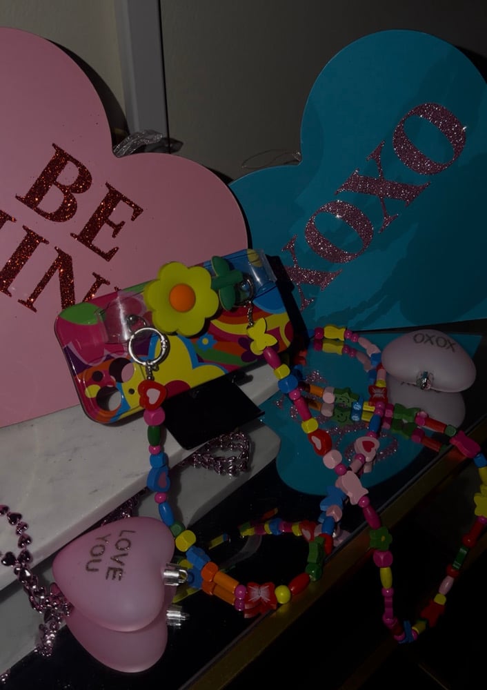 Image of Flower Phone Case with Lanyard 