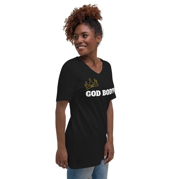 Image of God Body Unisex Short Sleeve V-Neck T-Shirt