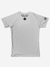 Image 2 of "Perform" compression shirt |White 