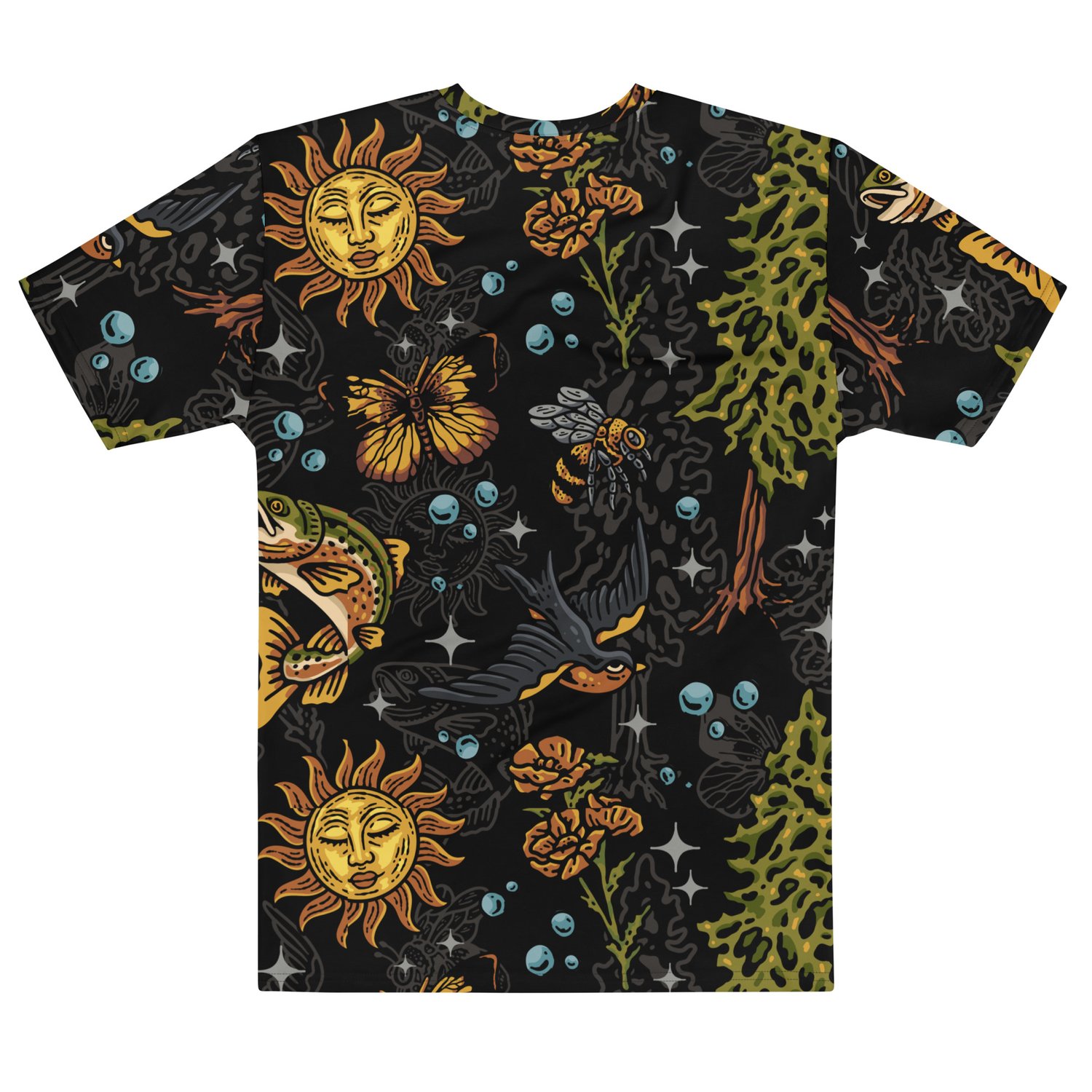 CaliRise Men’s Cotton Crew Neck T-Shirt