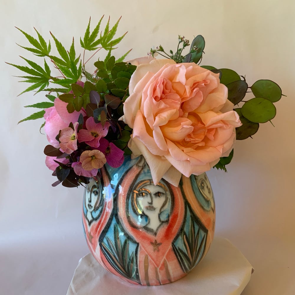 Image of Fairytales,Large vase,Praying ladies.