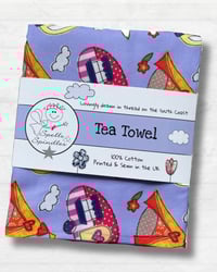 Image 4 of Happy Camping Tea Towel copy