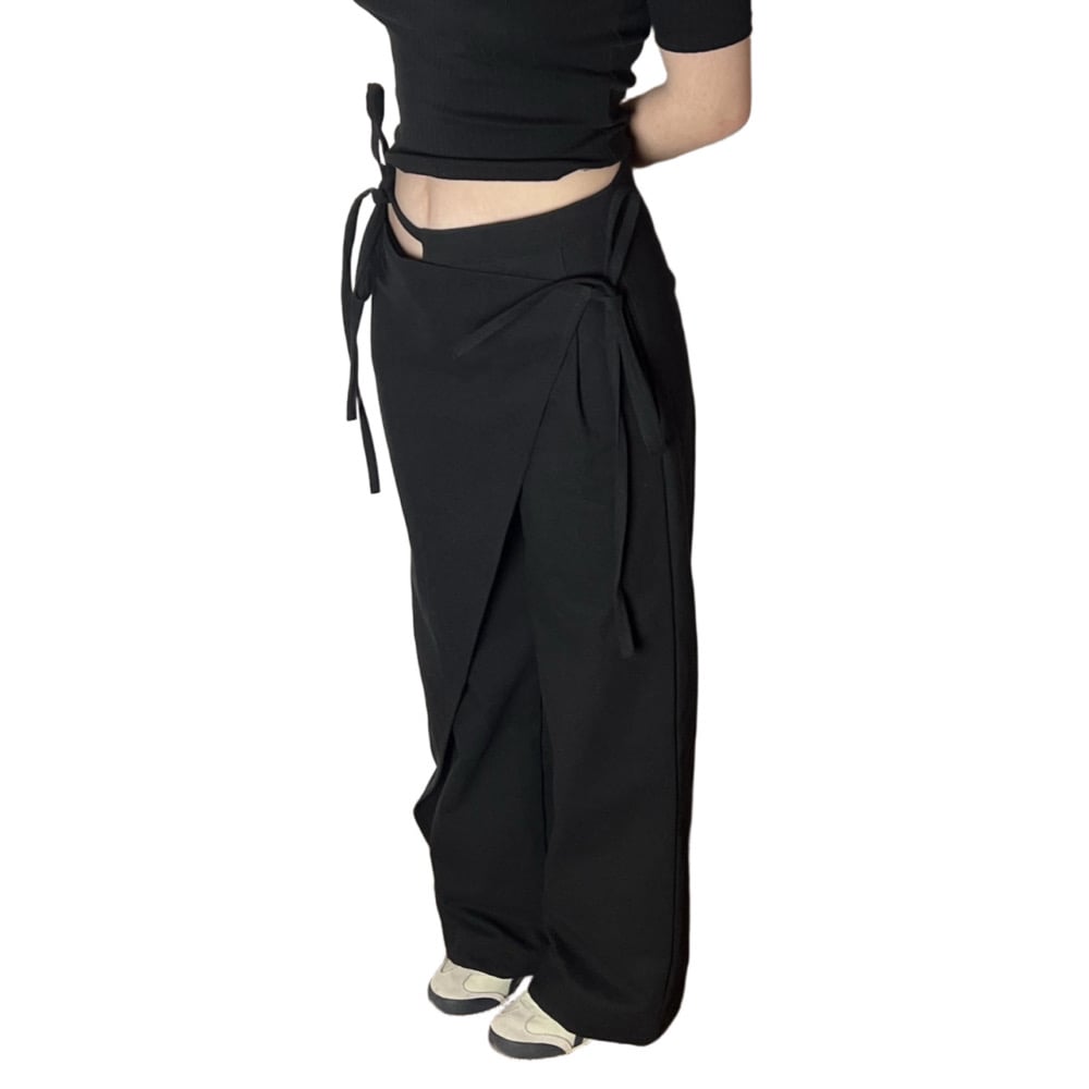 Skirt-Tie pants