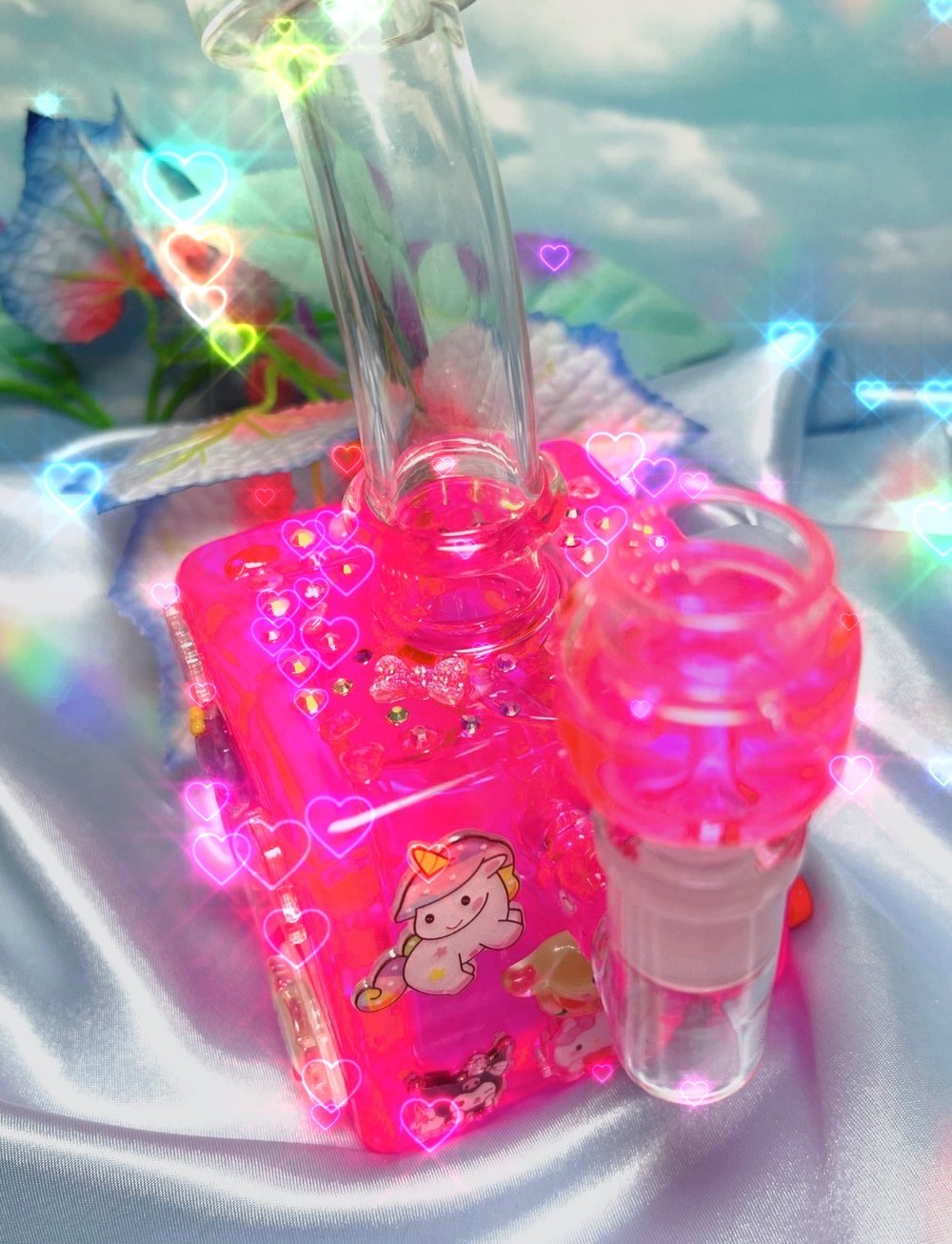 Hot pink freeze 🥶 bong