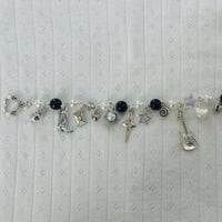 Image 3 of Silver Charm Bracelet