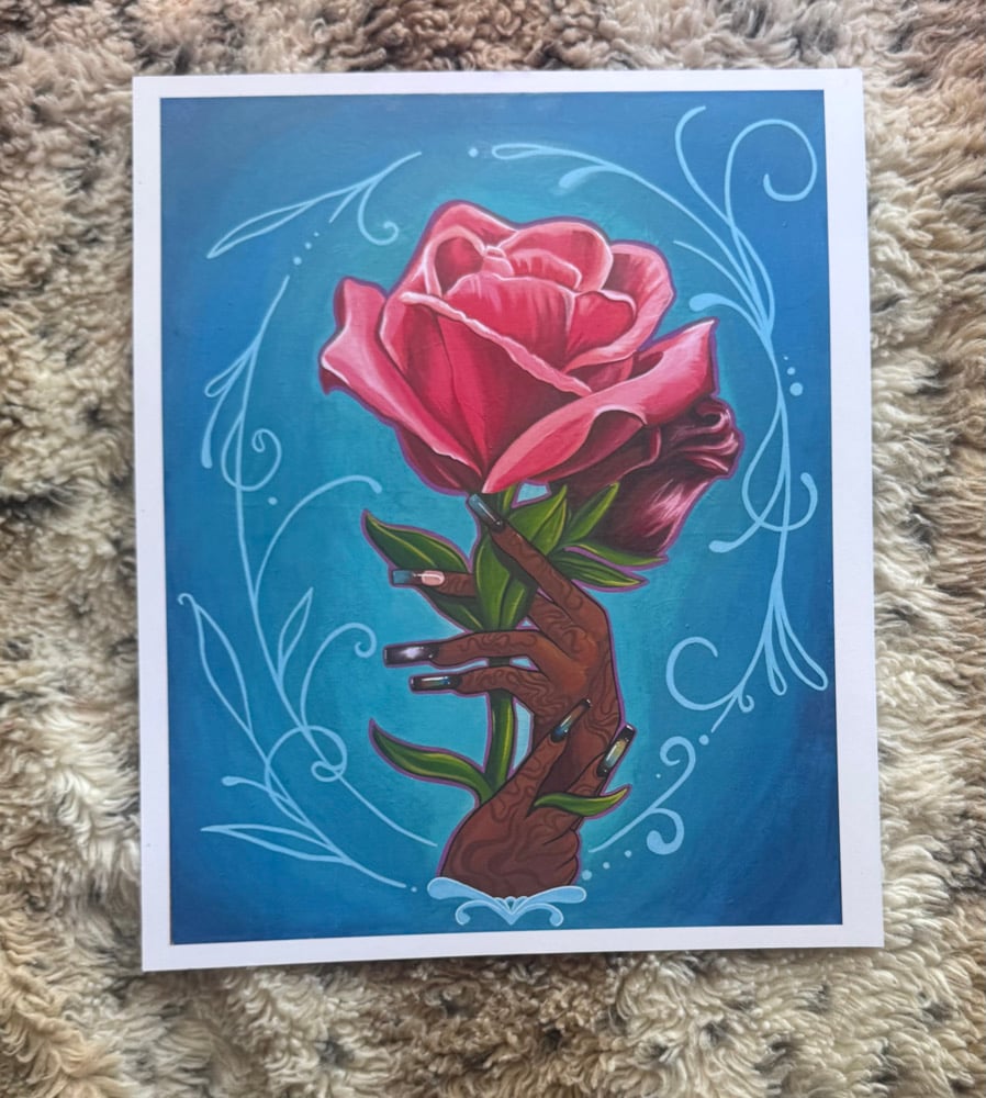 Image of black nail salon prints 