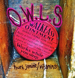 Image of O.W.L.S limited edition 7" vinyl - Hurt Janine/Vitamins *pre order*