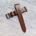 20mm Horween Shell Cordovan Strap - Bourbon