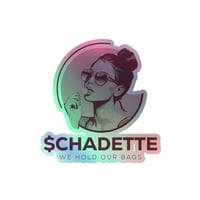 Image 2 of HODL Queen Holographic stickers
