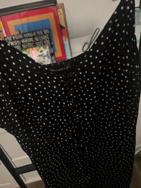 Image 2 of Abercrombie and Fitch satin  polkadot dress