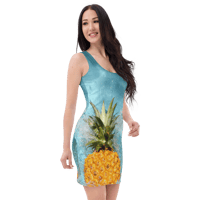 Image 1 of Summer Pineapple Dress
