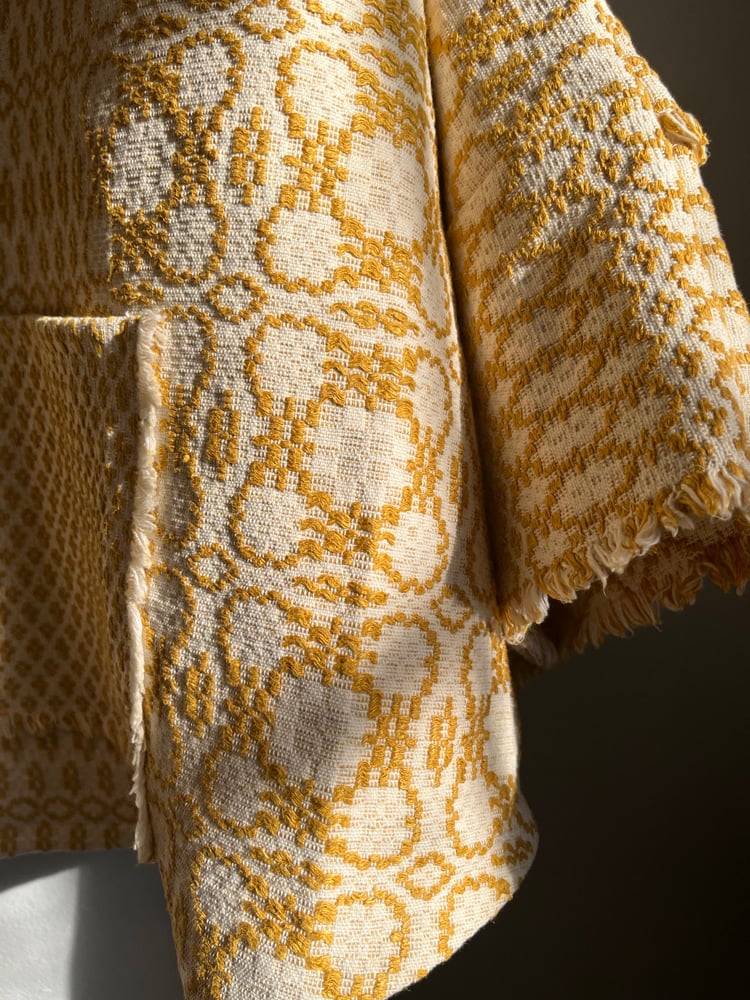 Image of Poncho jacket, gold (one size)