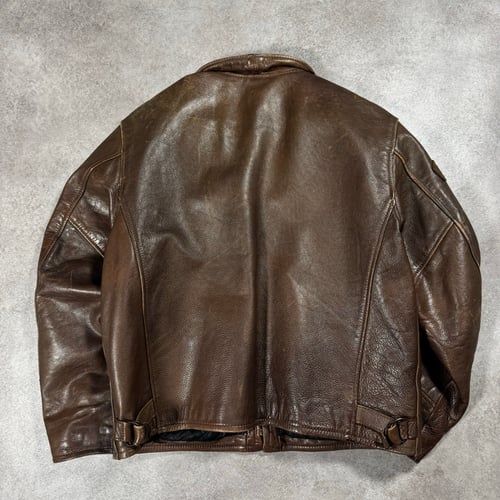 Image of 1990s Diesel Heavyweight Leather Jacket, Size Medium