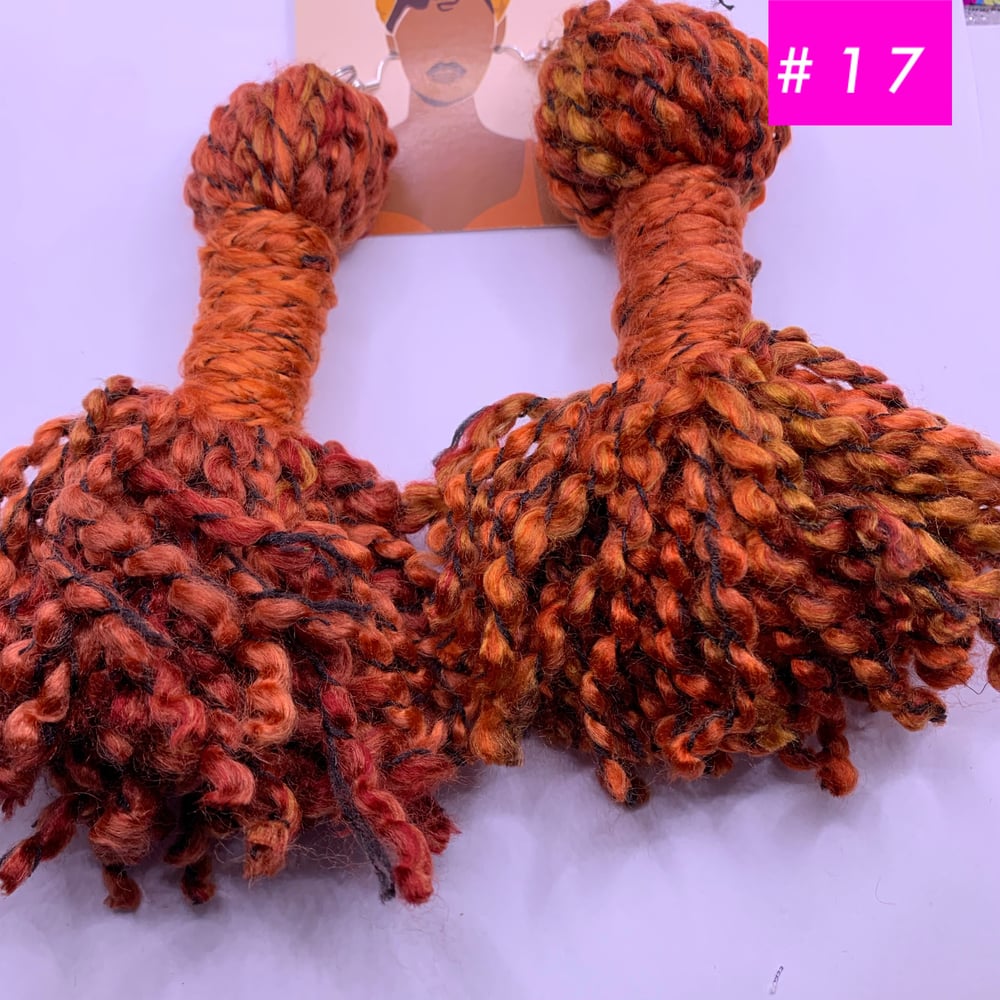 Image of Sweather weather yarn earrings
