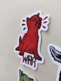 Image 4 of FOUR KITTIES OF THE APOCALYPSE sticker pack
