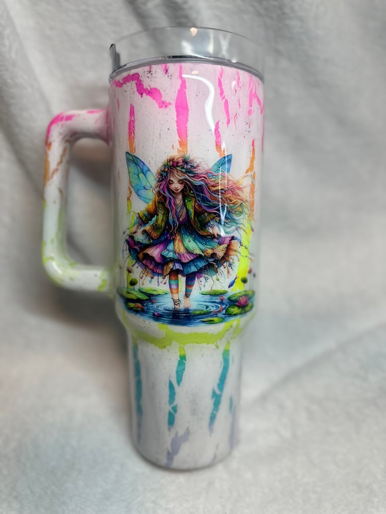 Image of #39 40oz Neon Rainbow Base